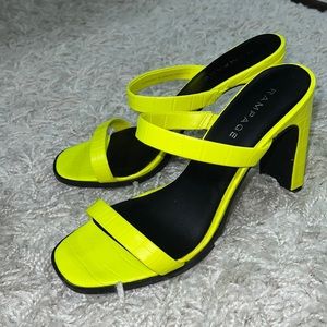 Neon Yellow / Green Heels Rampage